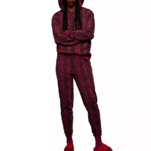 NWT Adidas x Ivy Park Beyonce Unisex Sweat Pant And Hoodie Set, Cherry Wood